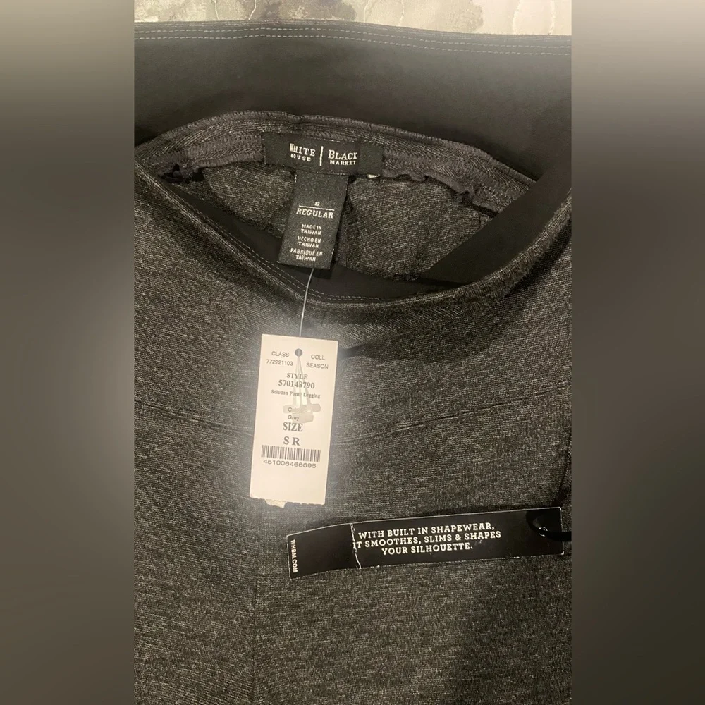 NWT WHBM Solution Ponte Leggings High Waist Grey - Picture 7 of 10